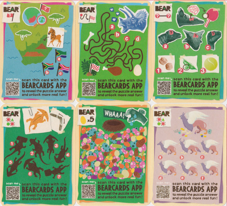 Bearilliant Beasts cards backs